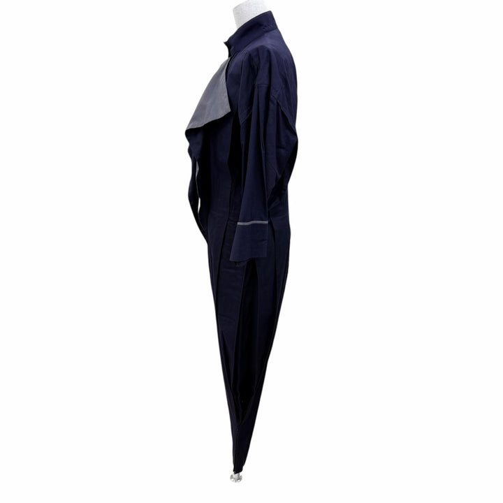 Great ISSEY MIYAKE Overall Original tag 70's archive all-in-one jumpsuit Navy 9