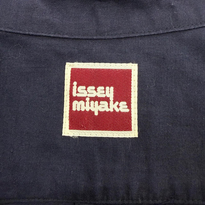 Great ISSEY MIYAKE Overall Original tag 70's archive all-in-one jumpsuit Navy 9