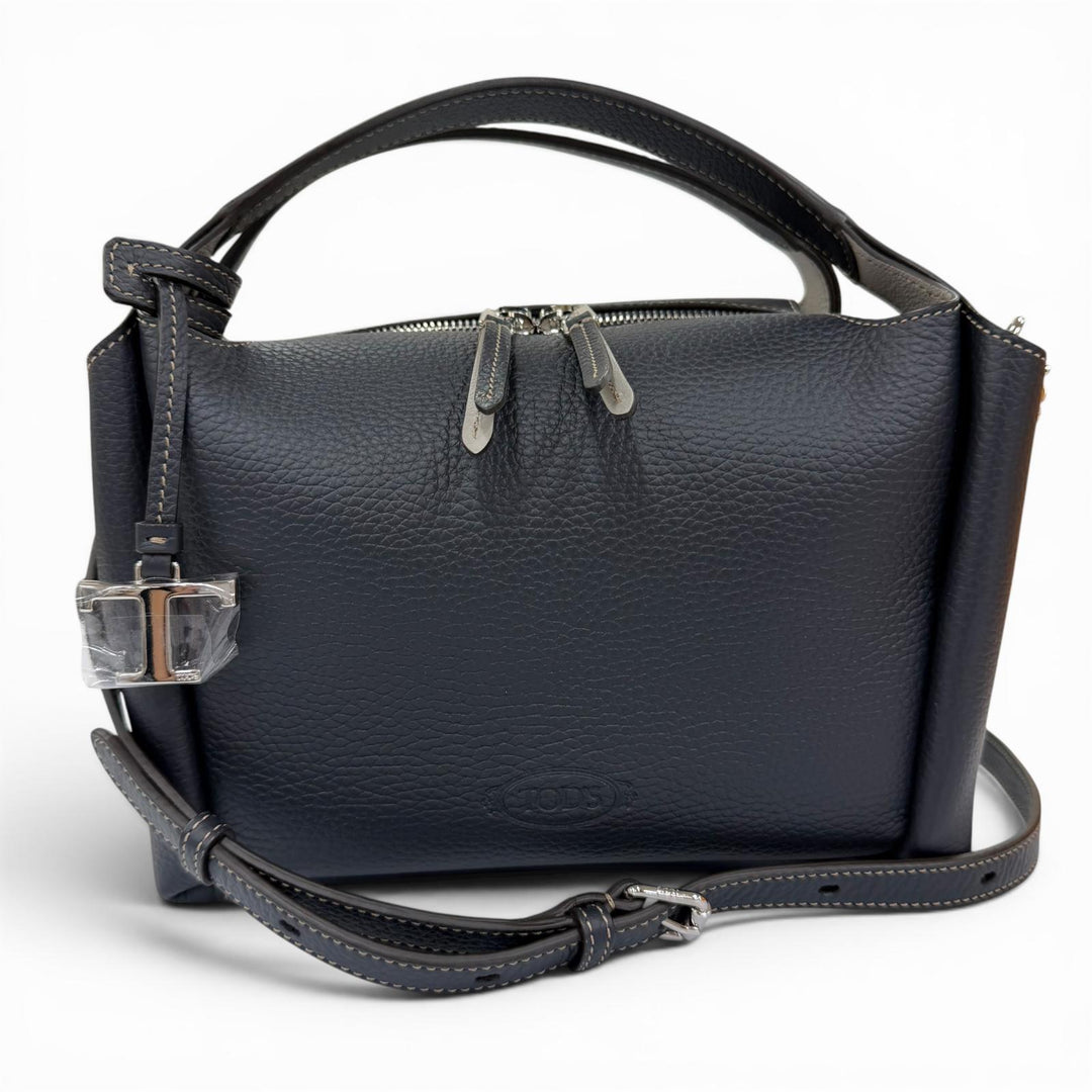 Pristine TOD’S Handbag Baulet Bag Mini Charm-attached 2-way Shoulder Bag Navy