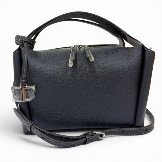 Pristine TOD’S Handbag Baulet Bag Mini Charm-attached 2-way Shoulder Bag Navy