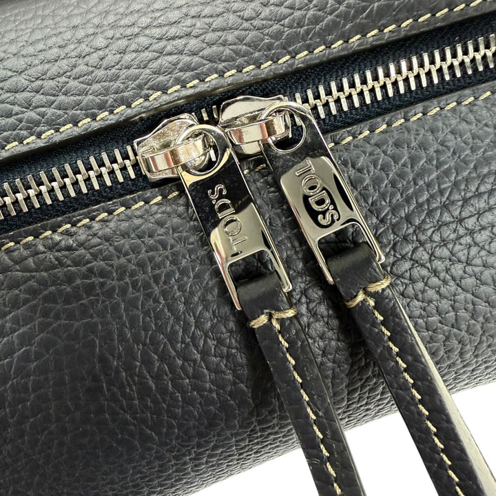 Pristine TOD’S Handbag Baulet Bag Mini Charm-attached 2-way Shoulder Bag Navy