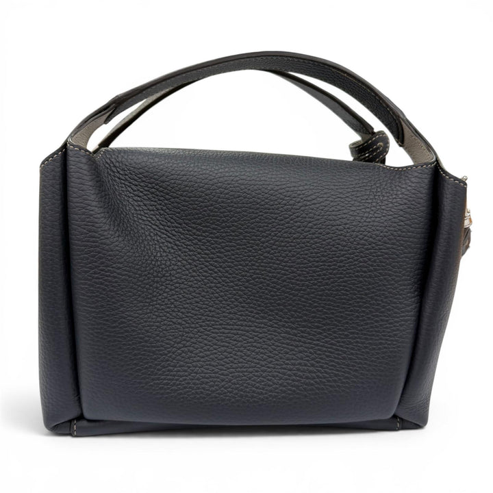 Pristine TOD’S Handbag Baulet Bag Mini Charm-attached 2-way Shoulder Bag Navy