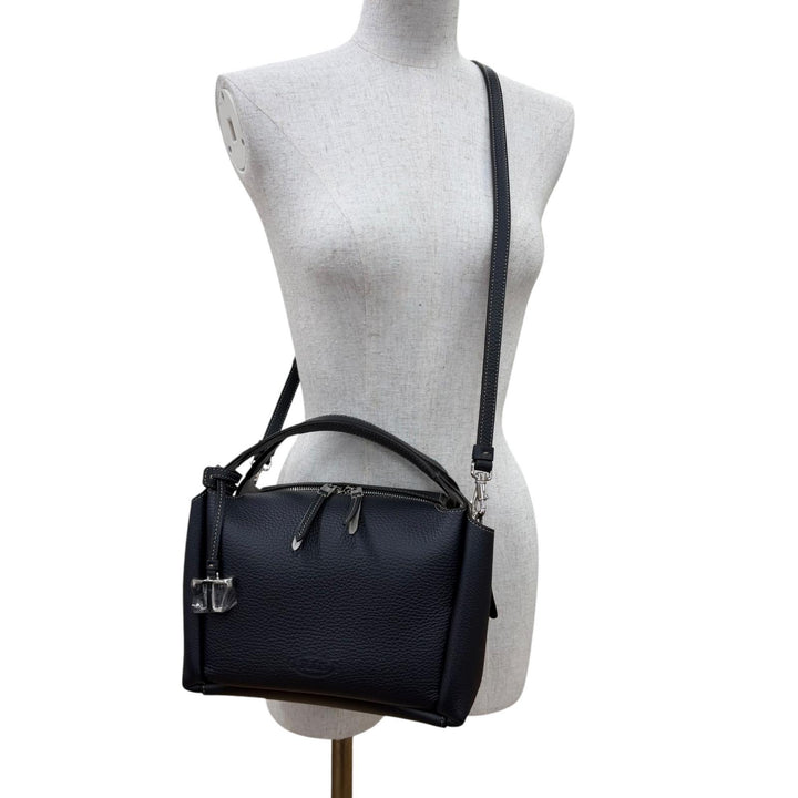 Pristine TOD’S Handbag Baulet Bag Mini Charm-attached 2-way Shoulder Bag Navy