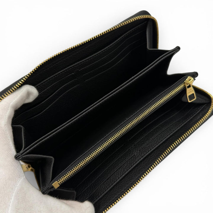 Excellent LOUIS VUITTON Purse Zippy wallet Zip Around Monogram Ann Platt M61864