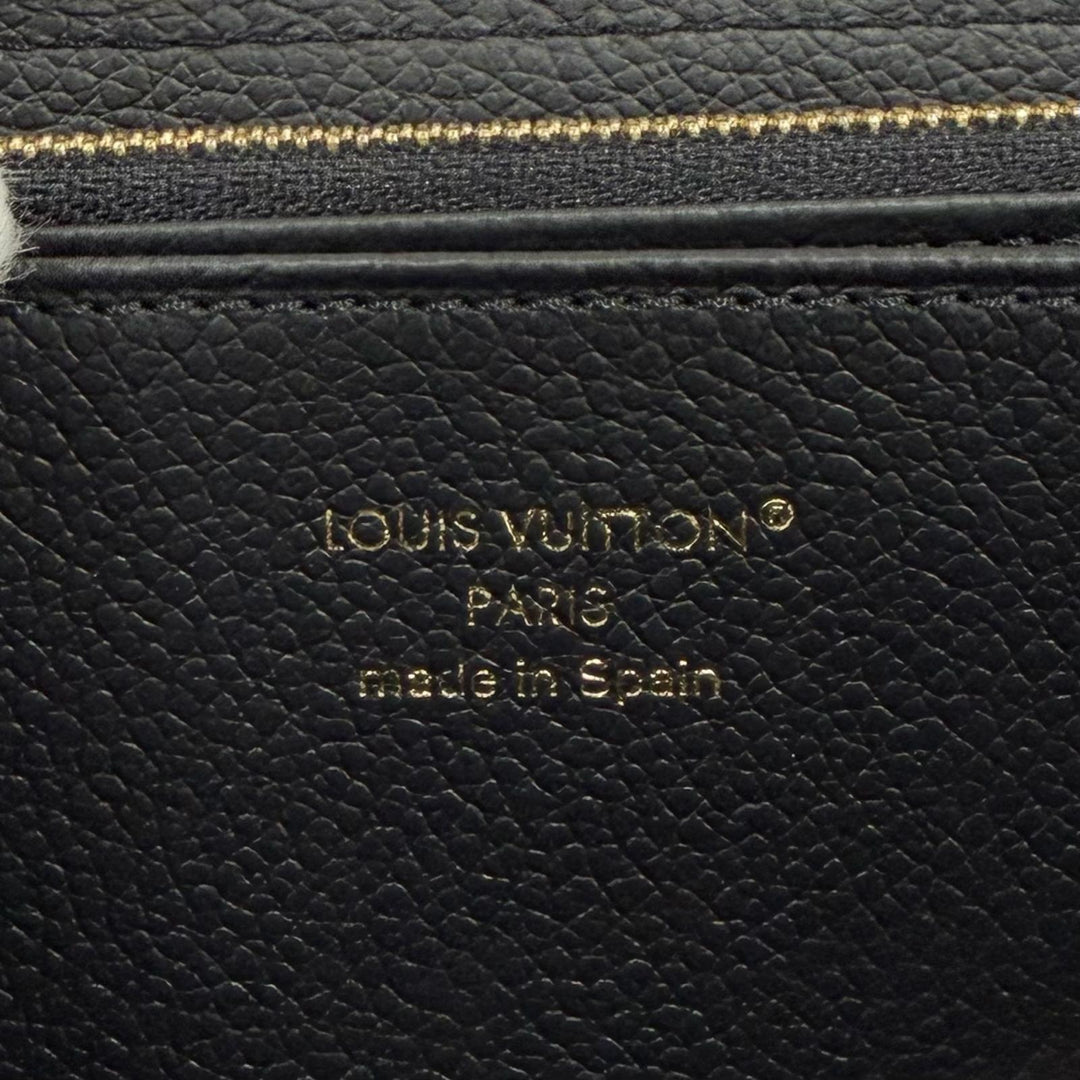 Excellent LOUIS VUITTON Purse Zippy wallet Zip Around Monogram Ann Platt M61864