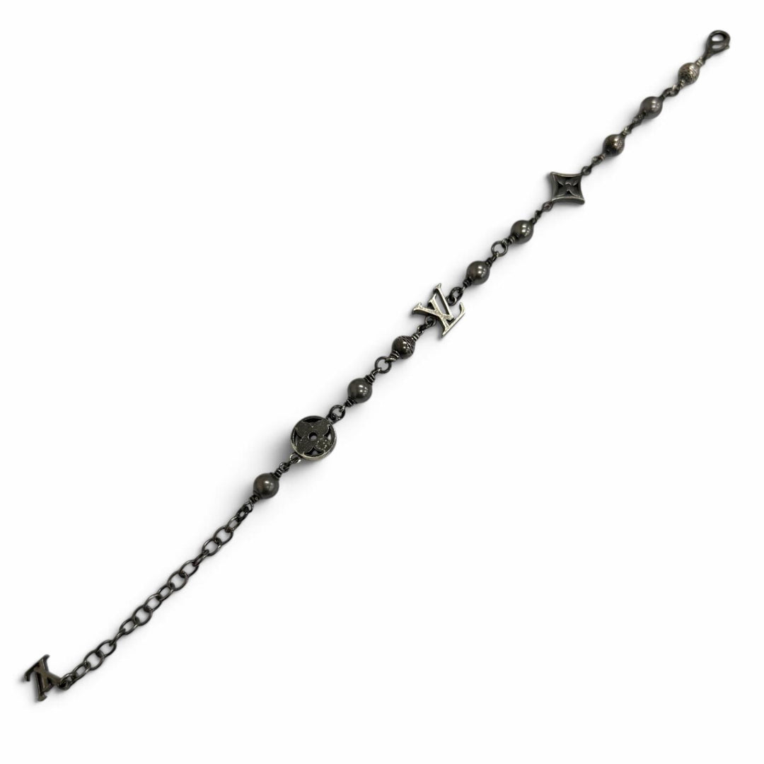 Very Good LOUIS VUITTON bracelet LV Pearl Monogram Flower