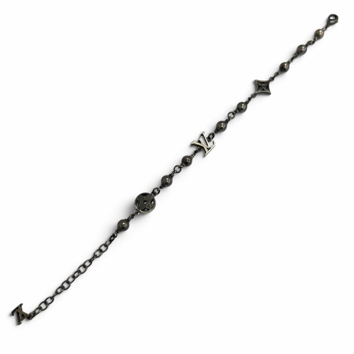 Very Good LOUIS VUITTON bracelet LV Pearl Monogram Flower