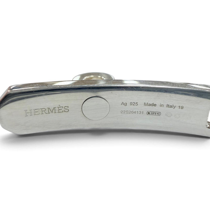 Great HERMES bracelet Kelly Chaine Simple Tour Bracelet Silver AG925 mens 19