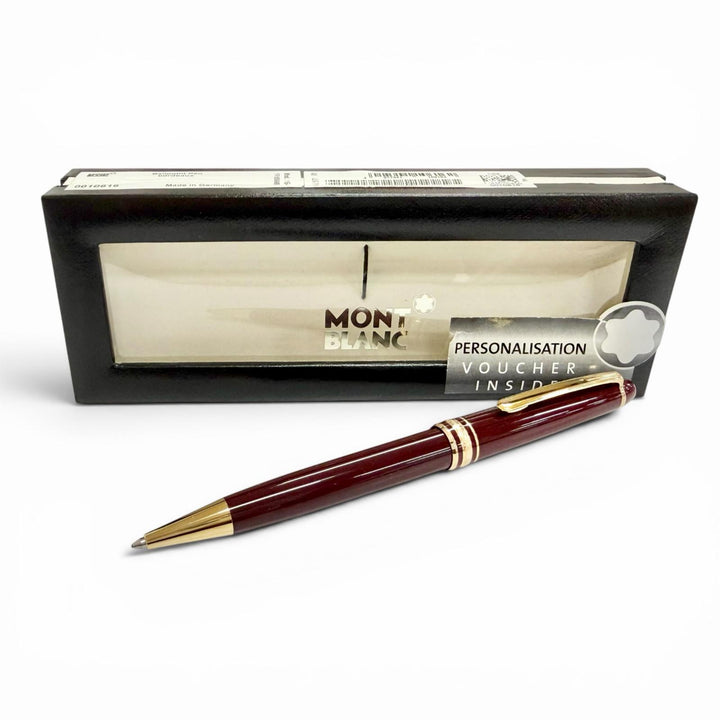 Excellent MONTBLANC Ballpoint pen Meisterstück Classic pix White Star Twist Type