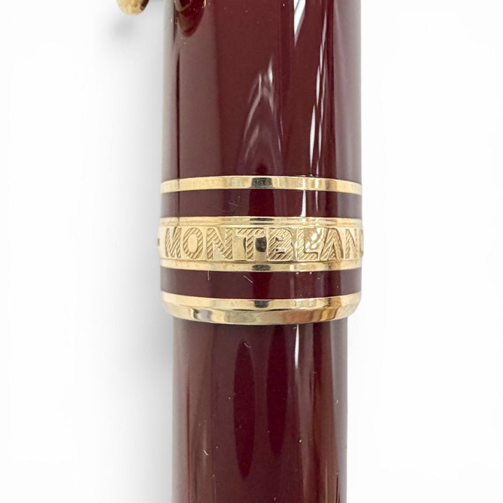 Excellent MONTBLANC Ballpoint pen Meisterstück Classic pix White Star Twist Type