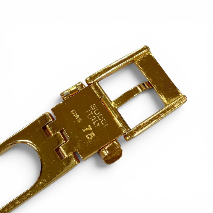 Great GUCCI belt G logo motif chain belt gold metal Women