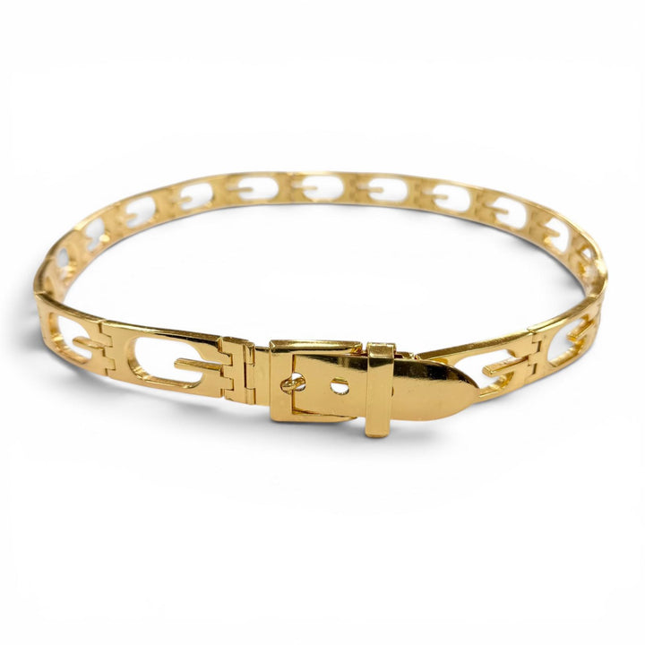 Great GUCCI belt G logo motif chain belt gold metal Women