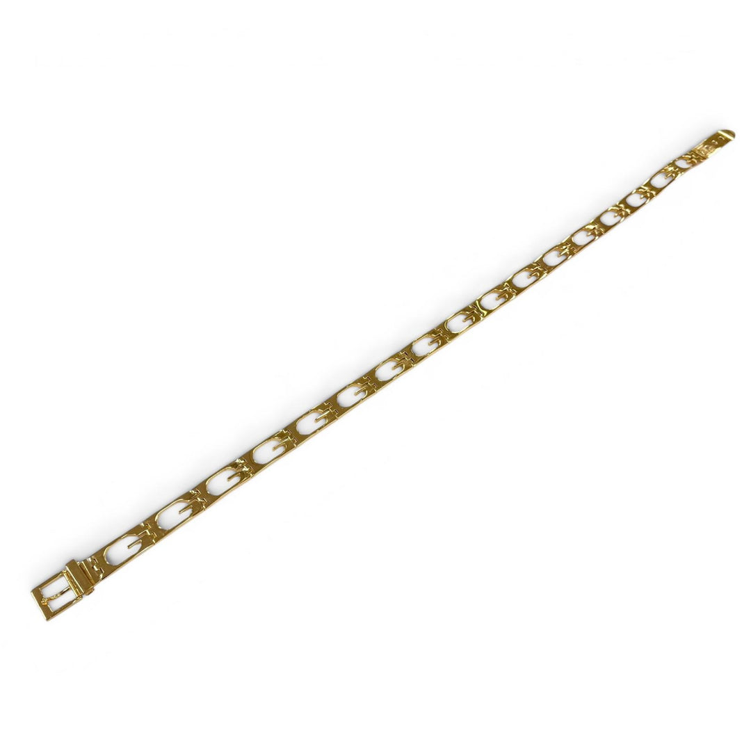 Great GUCCI belt G logo motif chain belt gold metal Women