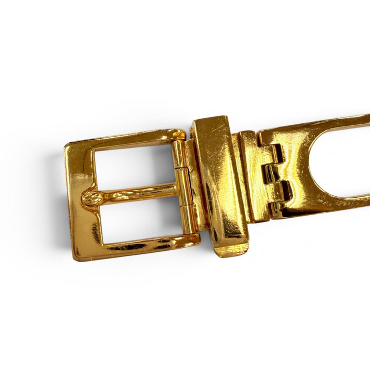 Great GUCCI belt G logo motif chain belt gold metal Women