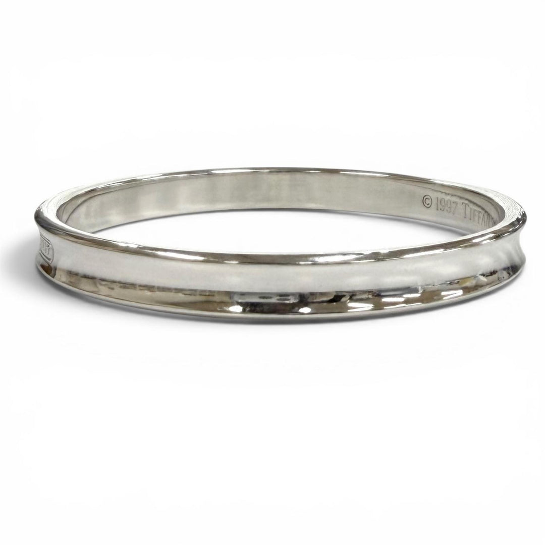 Excellent TIFFANY&Co. Bangle 1837 Narrow Bangle Silver 925 Women