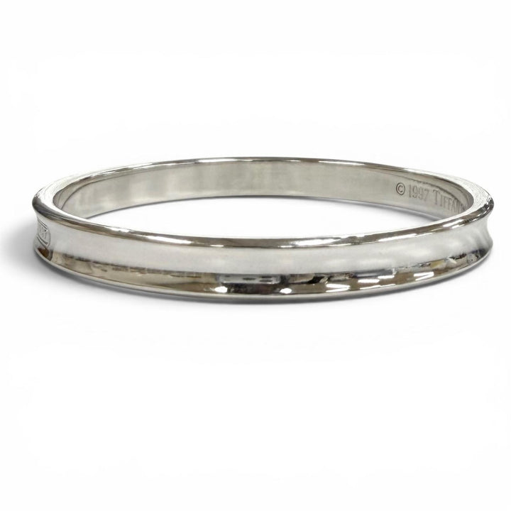 Excellent TIFFANY&Co. Bangle 1837 Narrow Bangle Silver 925 Women