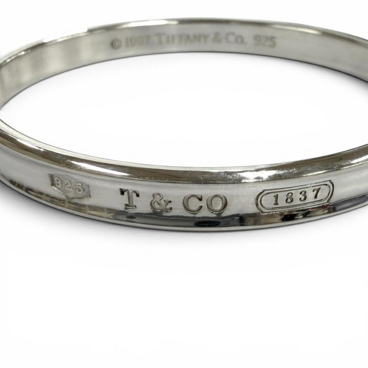 Excellent TIFFANY&Co. Bangle 1837 Narrow Bangle Silver 925 Women