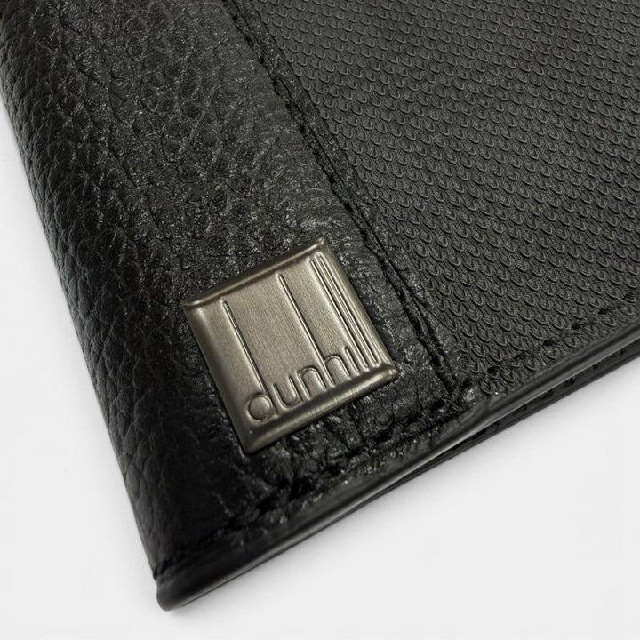 Pristine Dunhill Bifold Wallet black leather mens L2F132Z