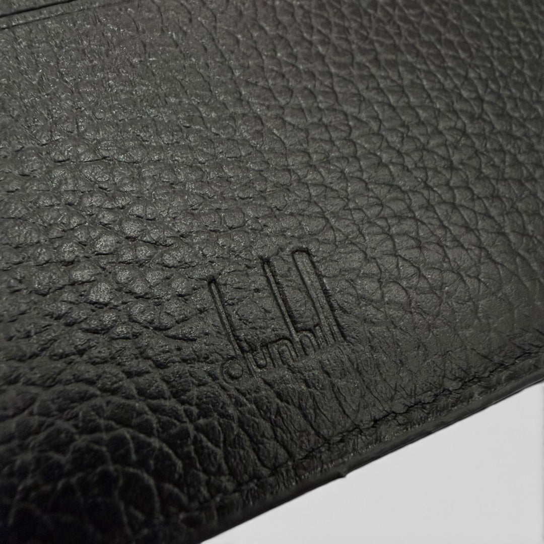 Pristine Dunhill Bifold Wallet black leather mens L2F132Z