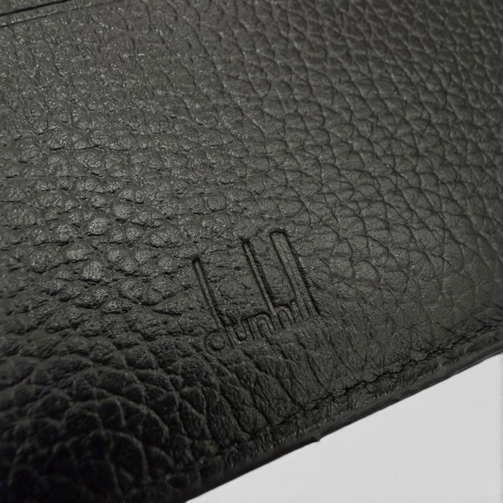 Pristine Dunhill Bifold Wallet black leather mens L2F132Z