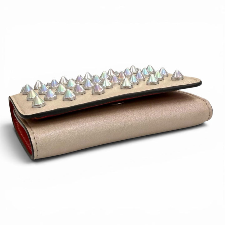 Excellent Christian Louboutin Tri-fold wallet Beige leather Women
