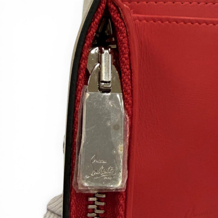 Excellent Christian Louboutin Tri-fold wallet Beige leather Women