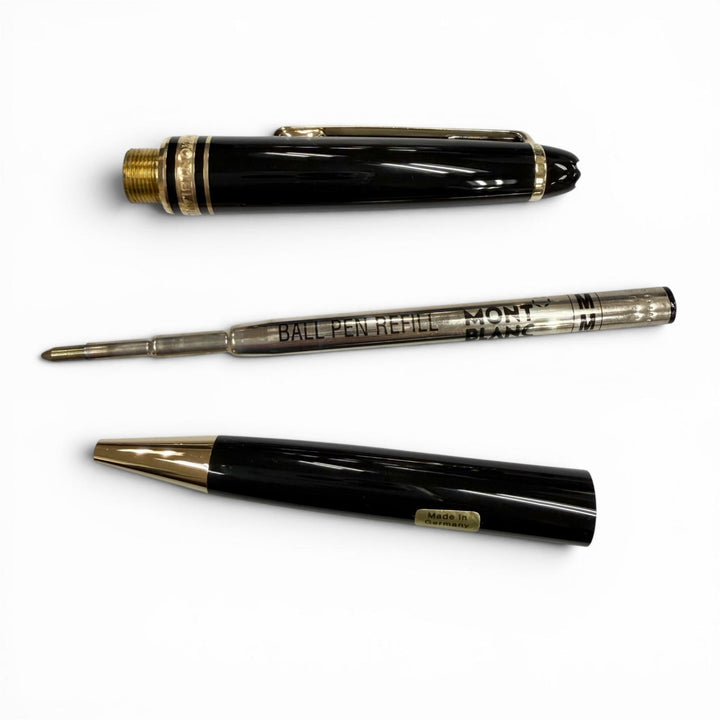 Excellent MONTBLANC Ballpoint pen Meisterstück Twist White Star black mens