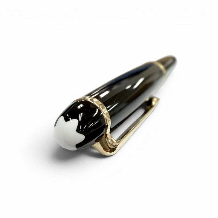 Excellent MONTBLANC Ballpoint pen Meisterstück Twist White Star black mens