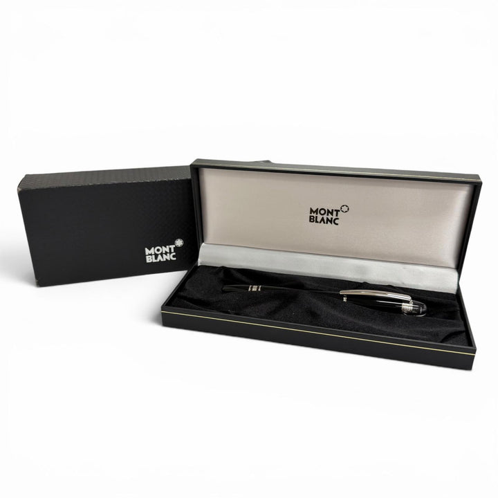 Excellent MONTBLANC Ballpoint pen Starwalker Pix White Star Cap Type black mens