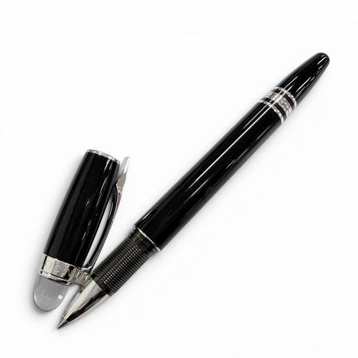 Excellent MONTBLANC Ballpoint pen Starwalker Pix White Star Cap Type black mens