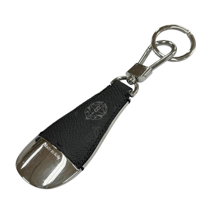 Great BERLUTI Shoehorn Keyring Leather Combination Silver leather mens