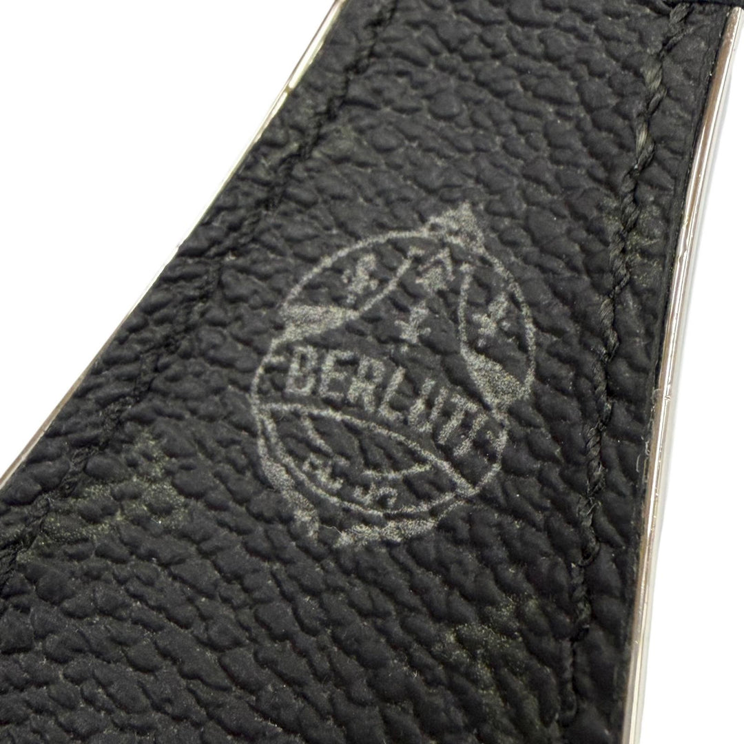 Great BERLUTI Shoehorn Keyring Leather Combination Silver leather mens