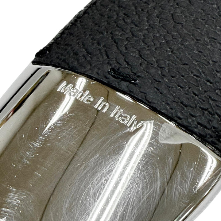 Great BERLUTI Shoehorn Keyring Leather Combination Silver leather mens