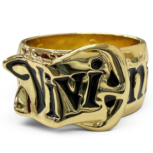 Excellent Vivienne Westwood Ring ring BELT RING gold SV925 mens L