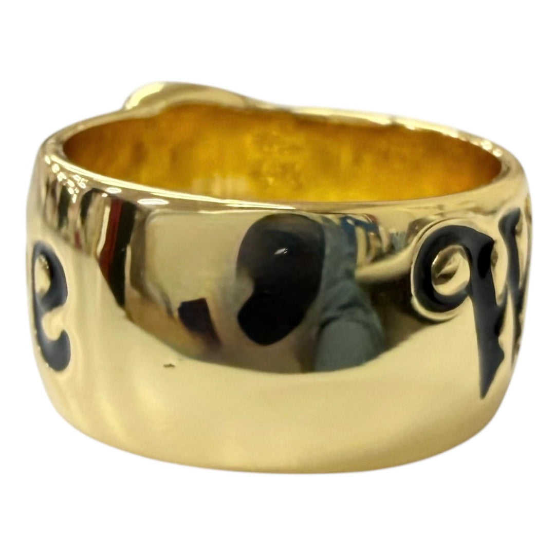 Excellent Vivienne Westwood Ring ring BELT RING gold SV925 mens L