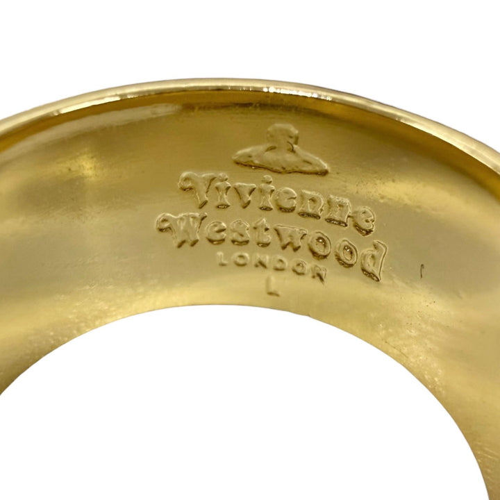 Excellent Vivienne Westwood Ring ring BELT RING gold SV925 mens L