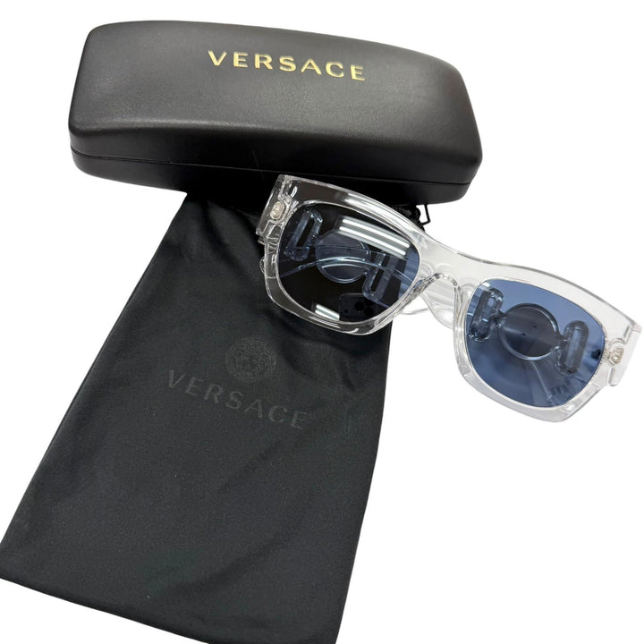 Excellent VERSACE sunglasses Medusa clear mens 4479-U 148/80