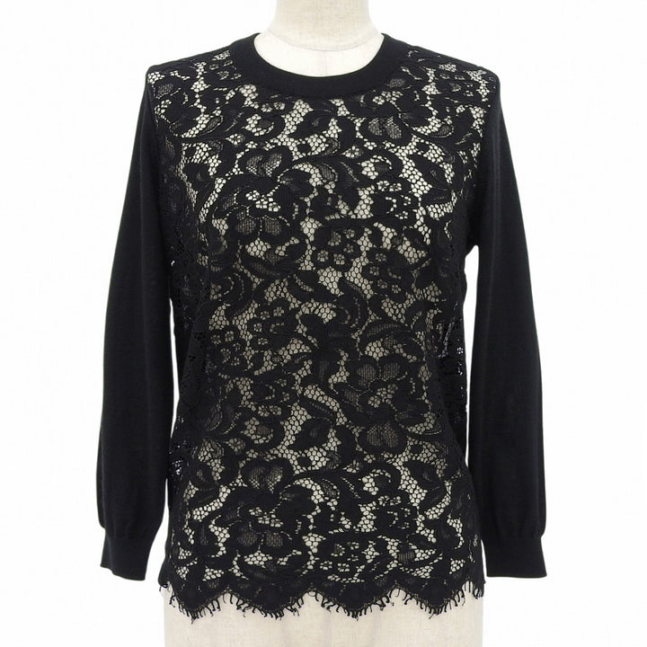 Excellent DOLCE&GABBANA tops Silk blend lace T-shirt black Viscose Women 38