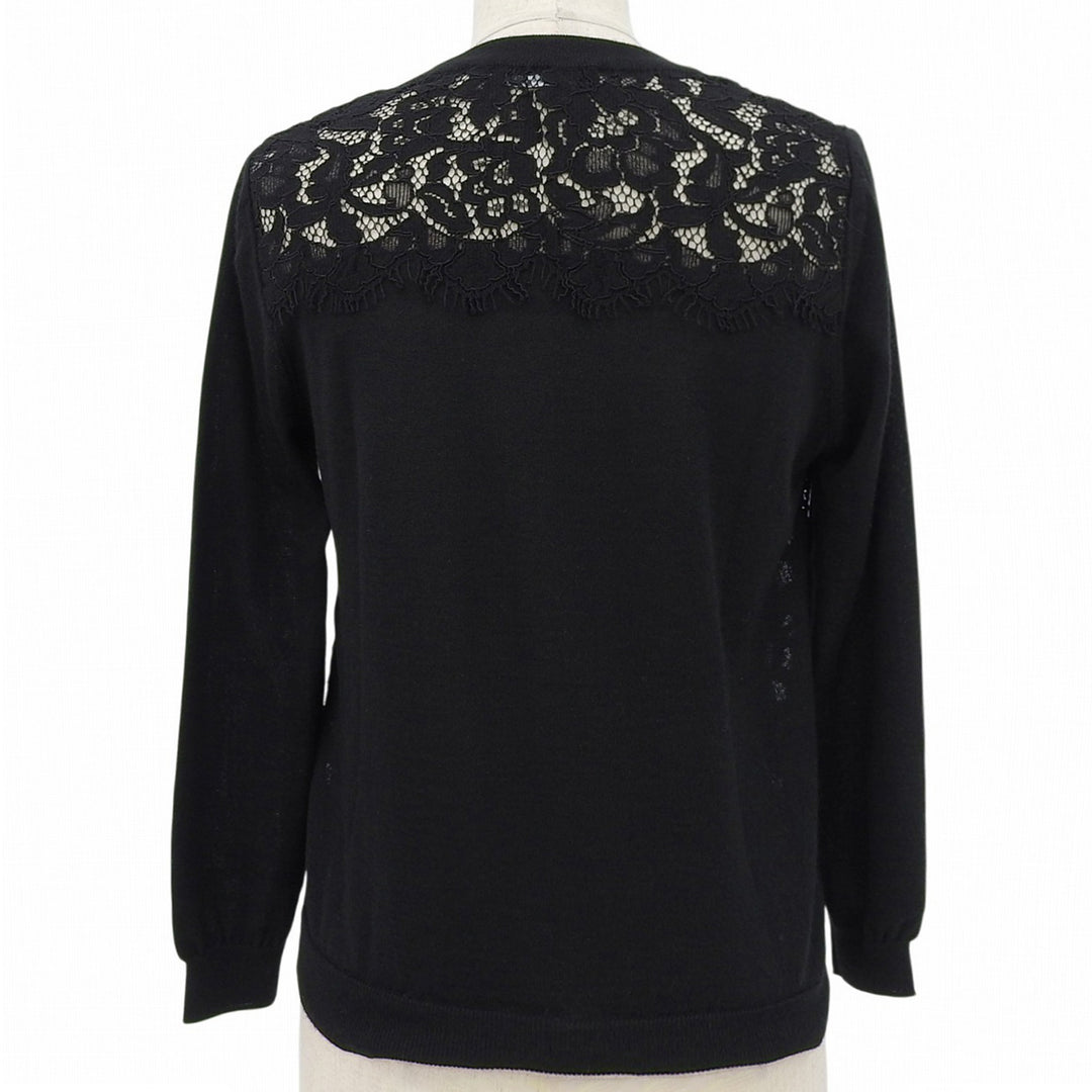 Excellent DOLCE&GABBANA tops Silk blend lace T-shirt black Viscose Women 38