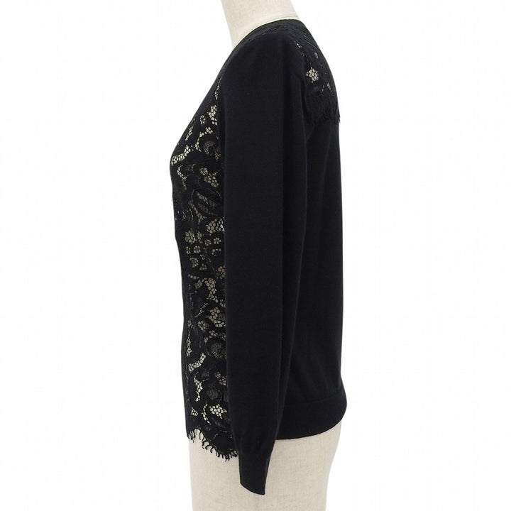 Excellent DOLCE&GABBANA tops Silk blend lace T-shirt black Viscose Women 38