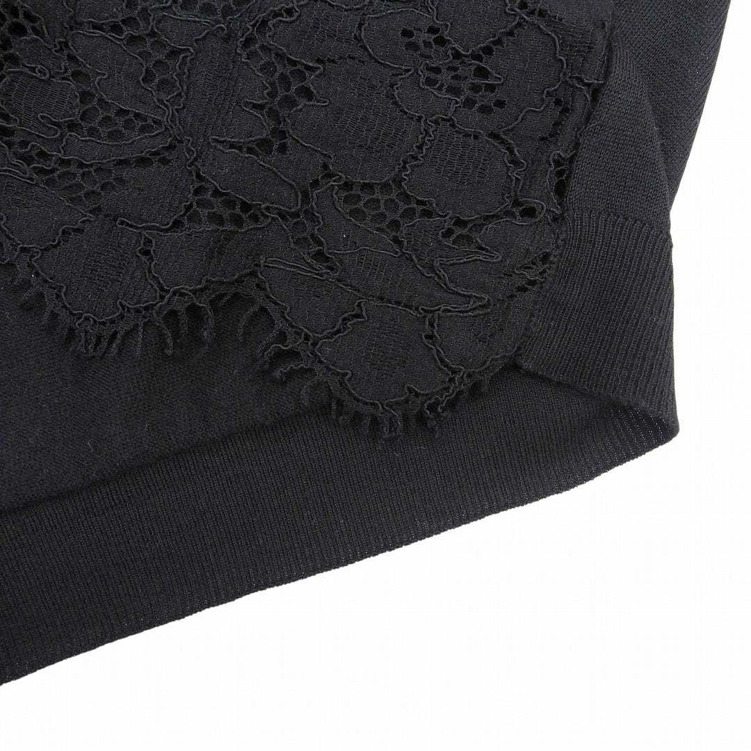Excellent DOLCE&GABBANA tops Silk blend lace T-shirt black Viscose Women 38