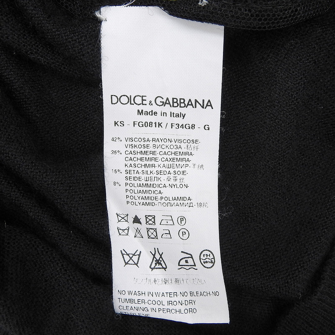 Excellent DOLCE&GABBANA tops Silk blend lace T-shirt black Viscose Women 38