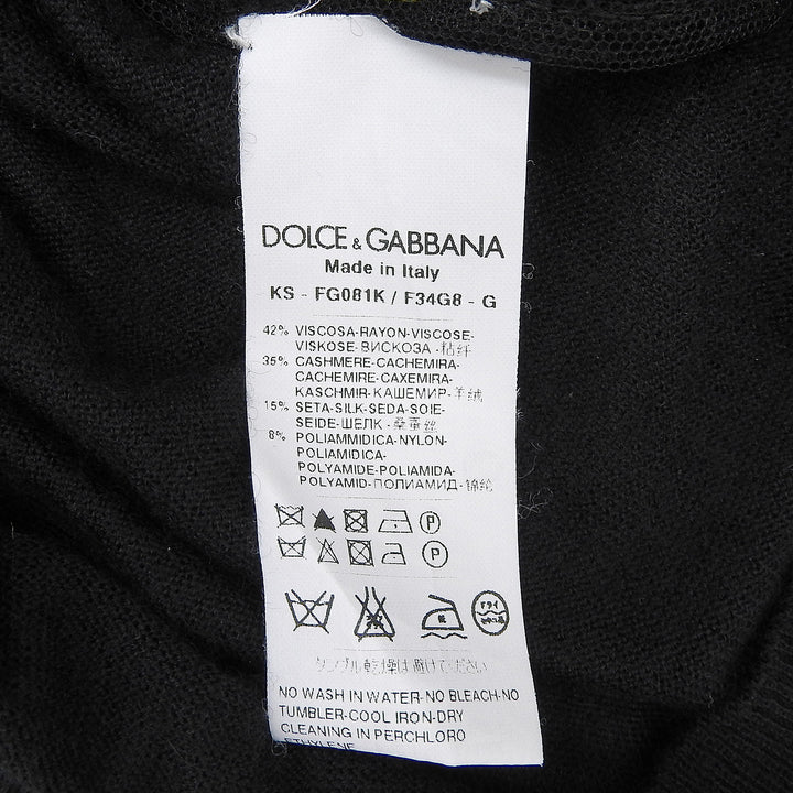 Excellent DOLCE&GABBANA tops Silk blend lace T-shirt black Viscose Women 38