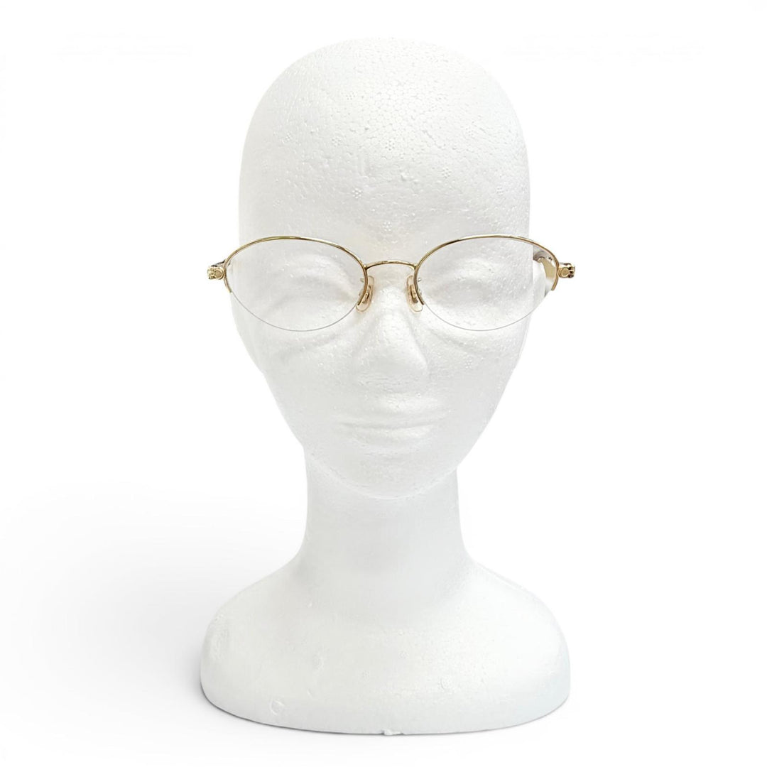 Great Salvatore Ferragamo Glasses gold 18K Women 1539K