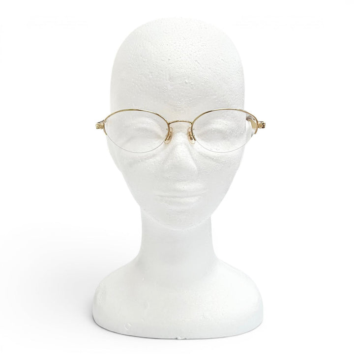 Great Salvatore Ferragamo Glasses gold 18K Women 1539K