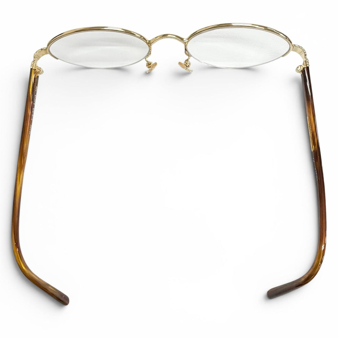 Great Salvatore Ferragamo Glasses gold 18K Women 1539K