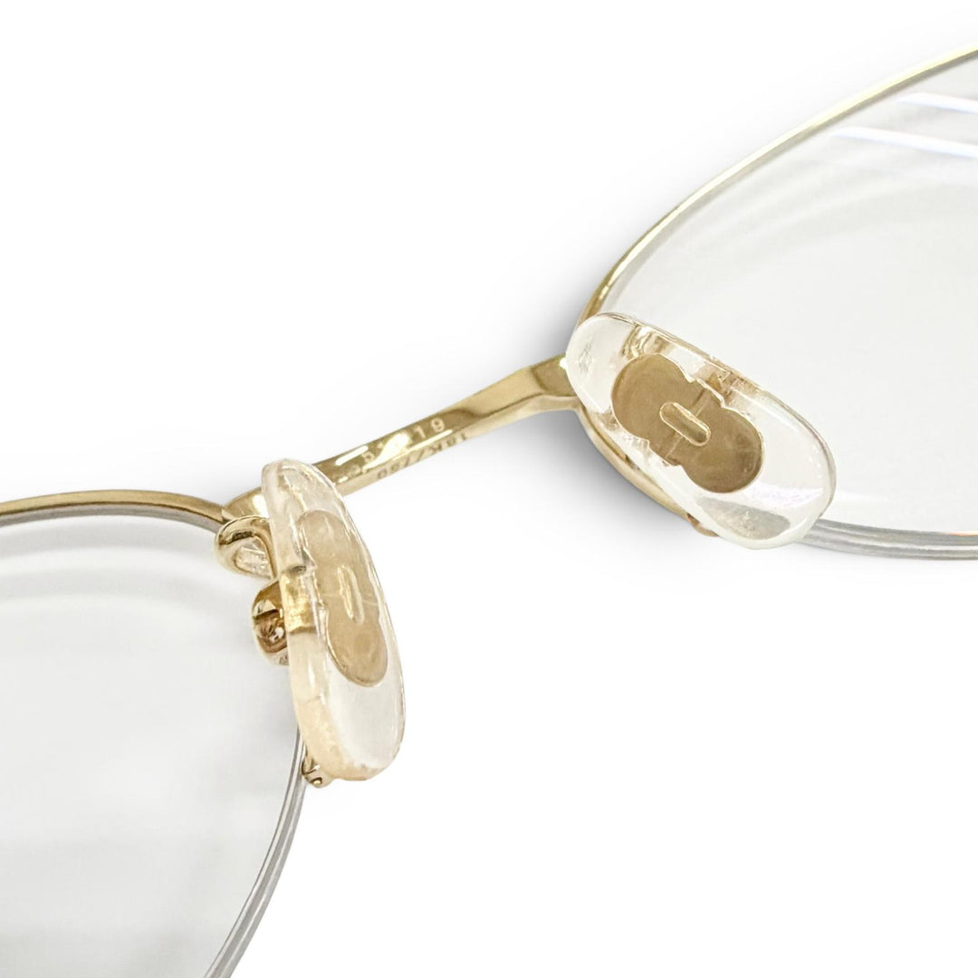 Great Salvatore Ferragamo Glasses gold 18K Women 1539K
