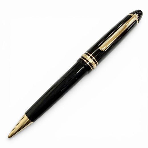 Excellent MONTBLANC Ballpoint pen Meisterstück White Star Twist Type black mens