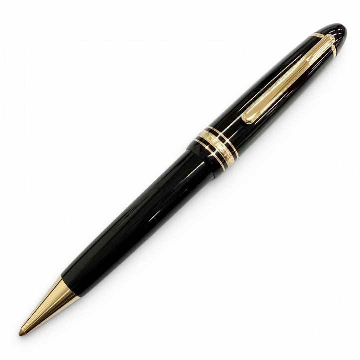 Excellent MONTBLANC Ballpoint pen Meisterstück White Star Twist Type black mens