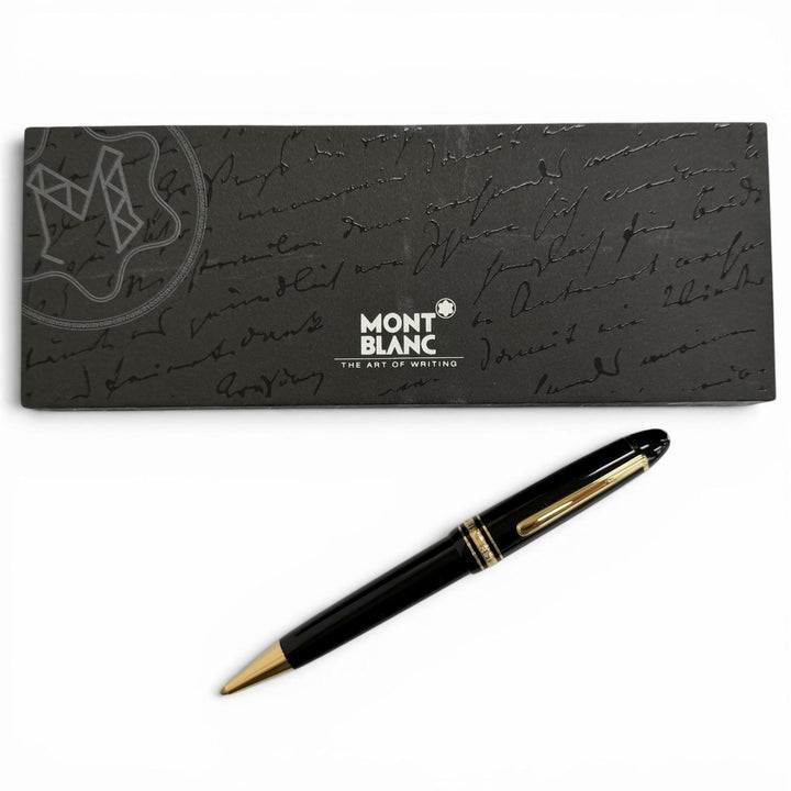 Excellent MONTBLANC Ballpoint pen Meisterstück White Star Twist Type black mens